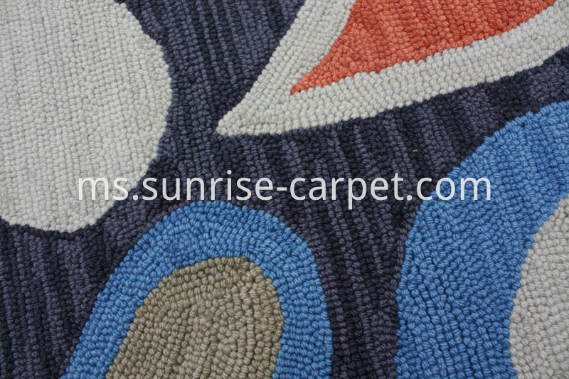 Popular Design Hand Hooked Carpet